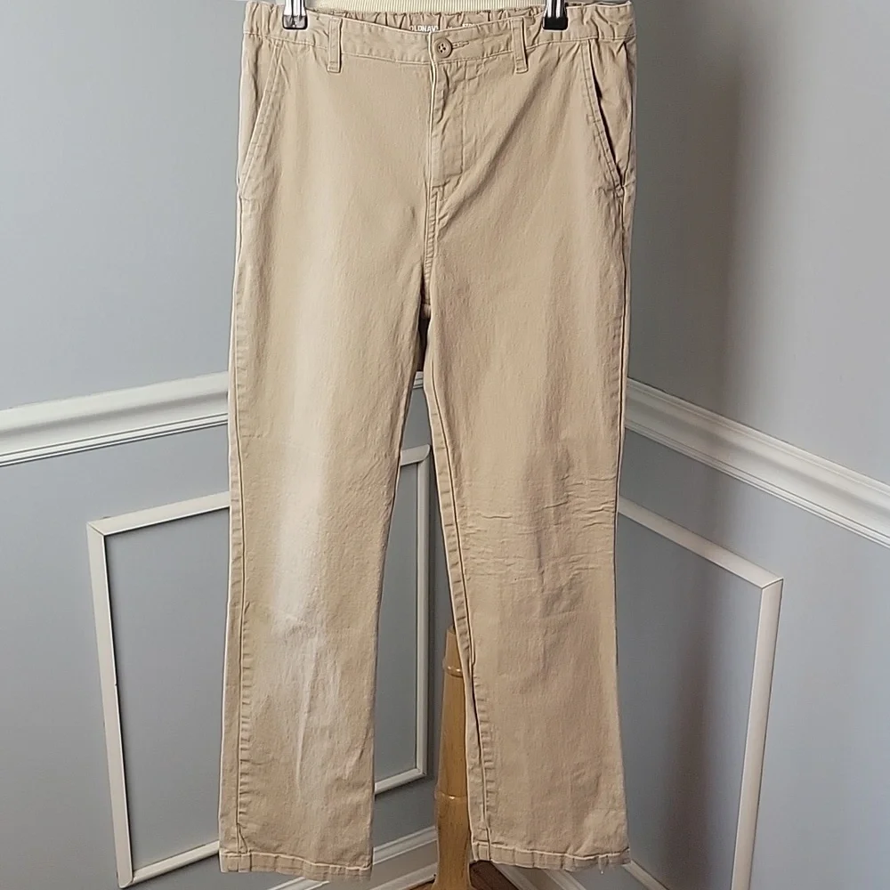 OLD NAVY Shore Enough Bundle of 2 Boy's Straight Leg Uniform Chino Pants 16